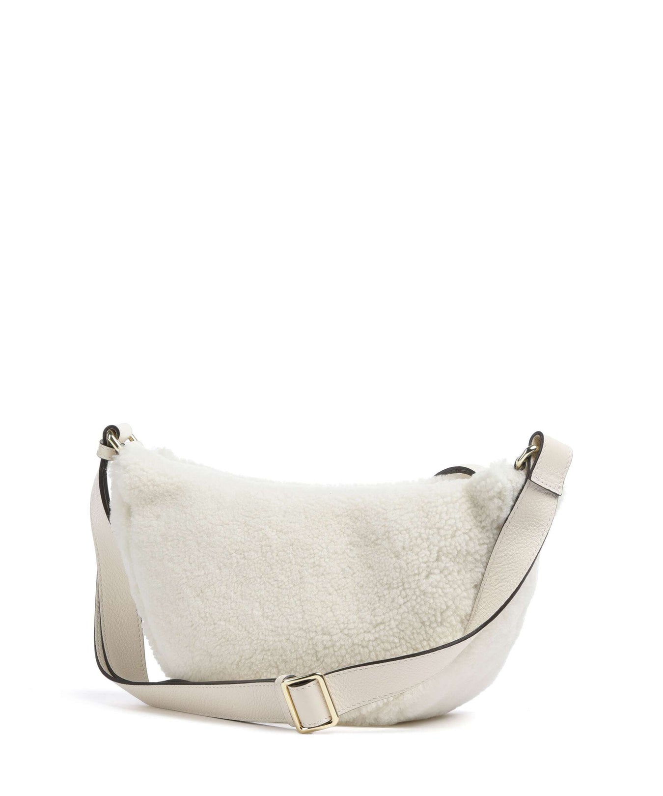 Abro Shearling By My Side Crossbody bag milk