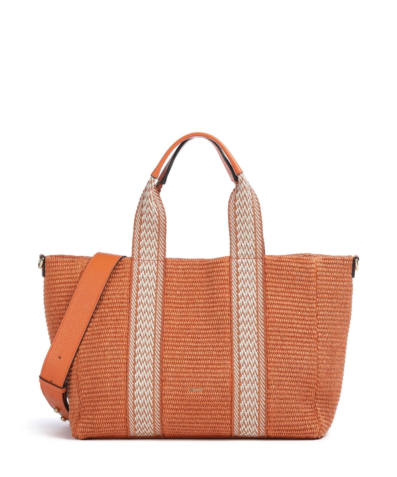 Abro Raffia Kaia Tote bag orange