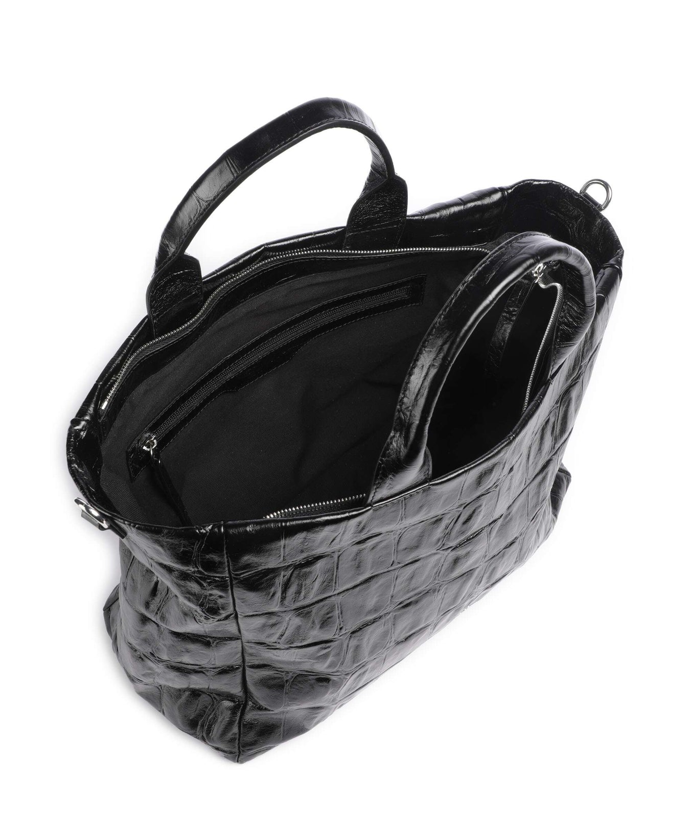 Abro Maxi Cocco Mia Handbag black/nickel