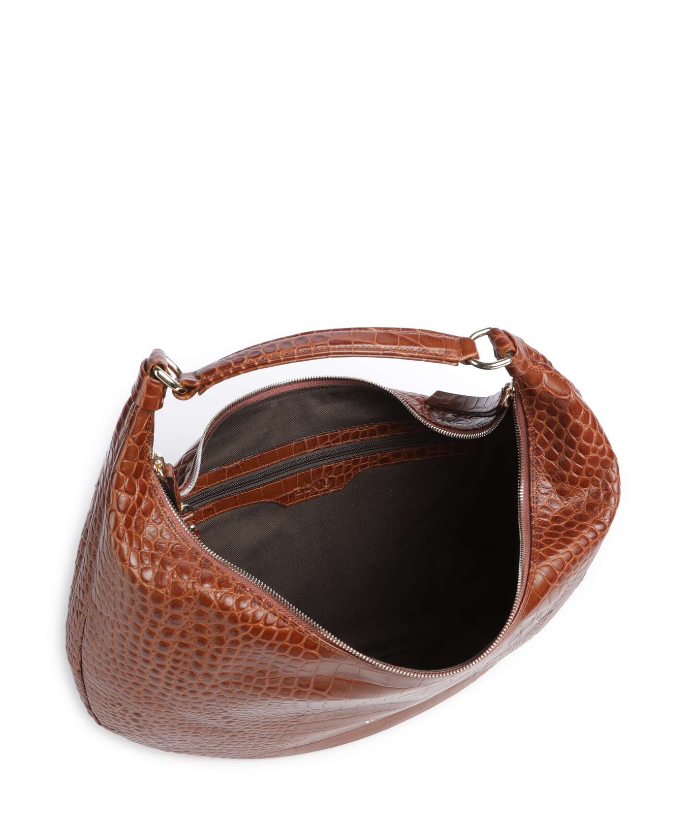 Abro Cocco Mondial Nana Big Hobo bag cuoio