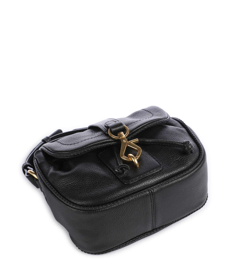 Abro Dalia Star Saddle Crossbody bag black/gold