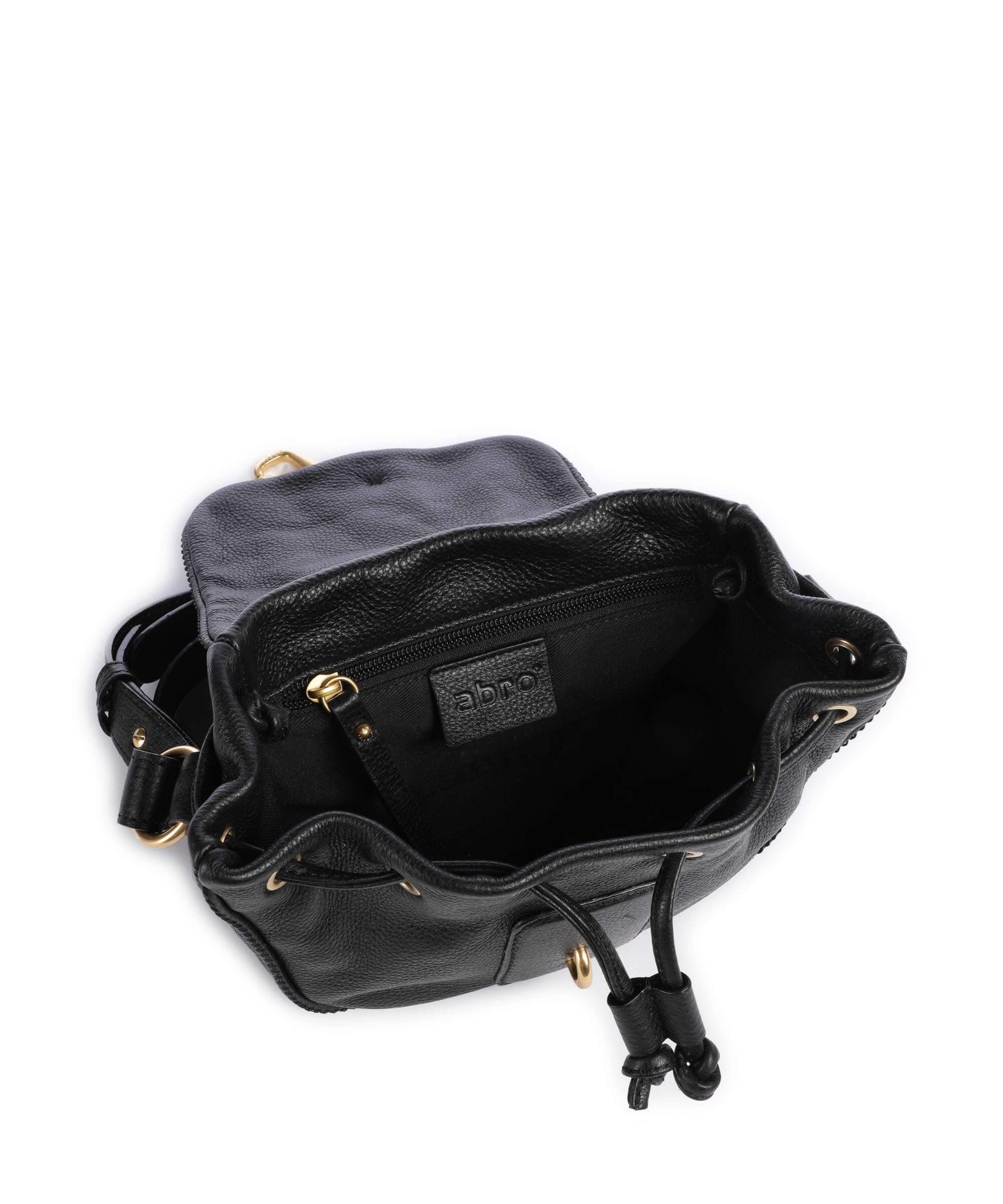 Abro Dalia Star Saddle Crossbody bag black/gold