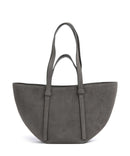 Abro Suede Cosmo Medium Tote bag grey