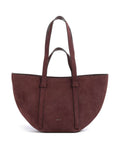 Abro Suede Cosmo Medium Tote bag bordeaux