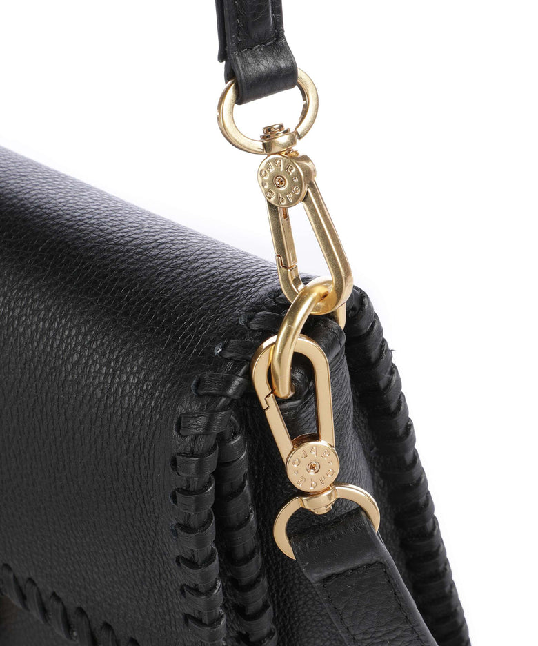 Abro Dalia Temi Stitch Shoulder bag black/gold