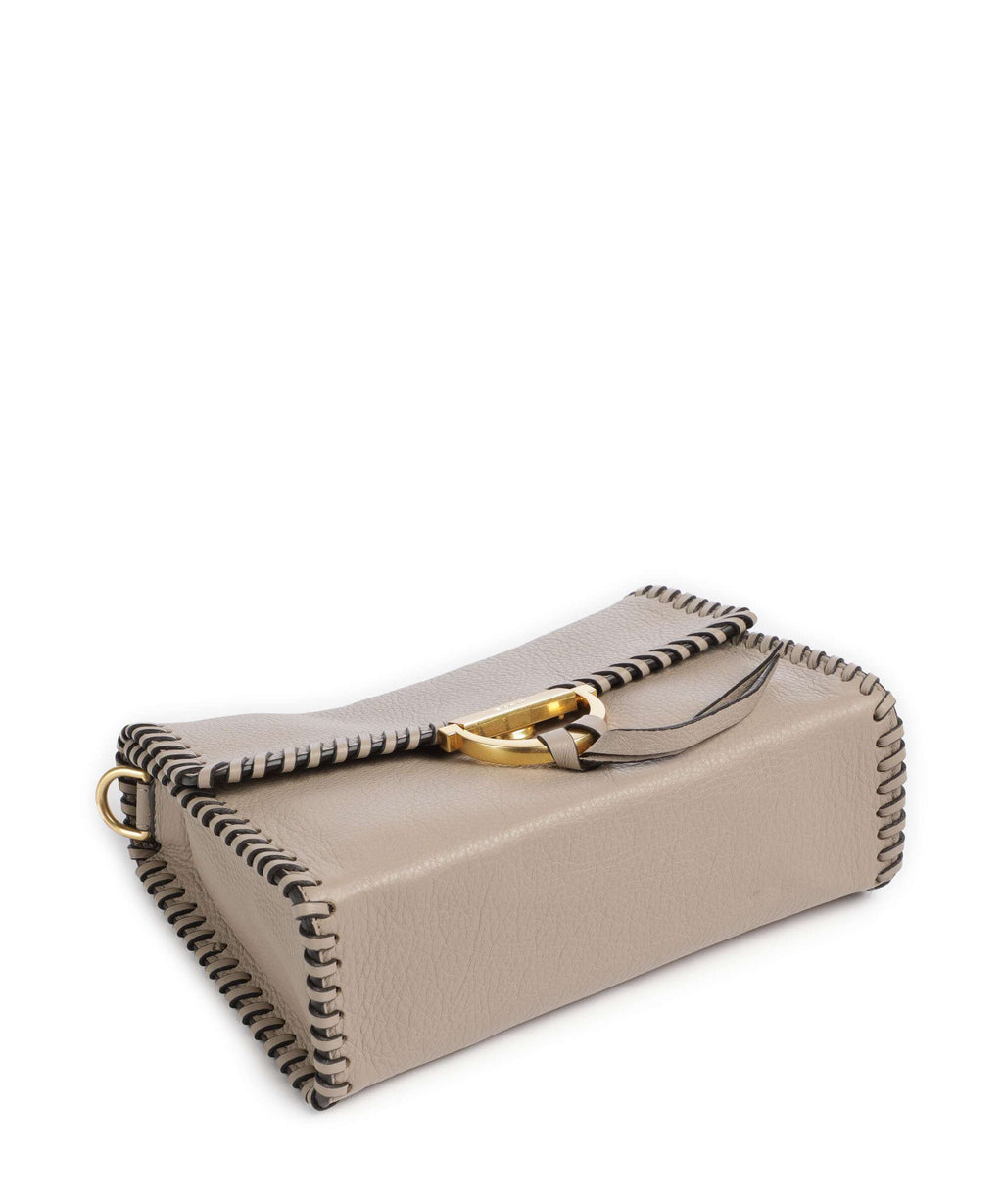 Abro Dalia Temi Stitch Shoulder bag siena