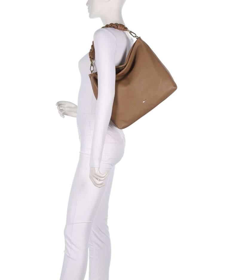 Abro Dalia Soley Hobo bag caramel/cognac