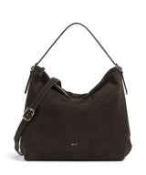 Abro Suede Carina Beuteltasche dark brown