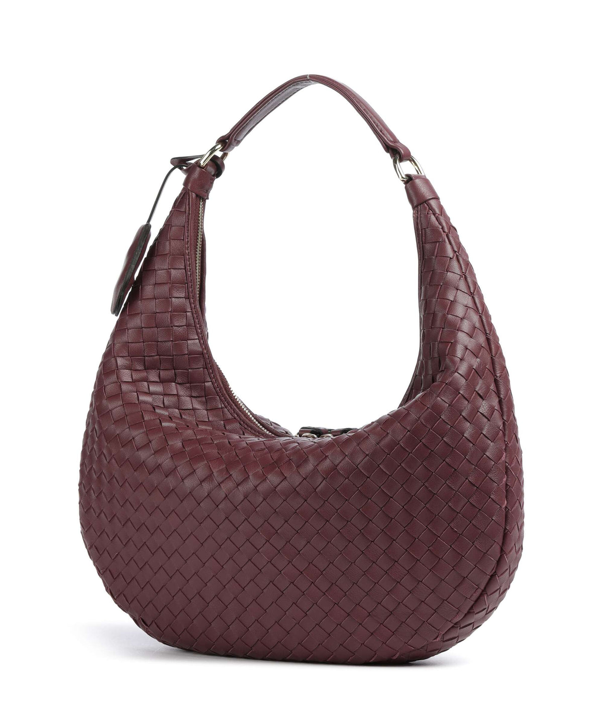 Abro Piuma Nana Small Hobo bag bordeaux