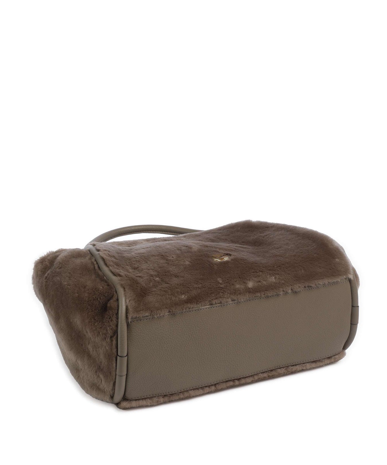 Abro Shearling Willow Handbag tope