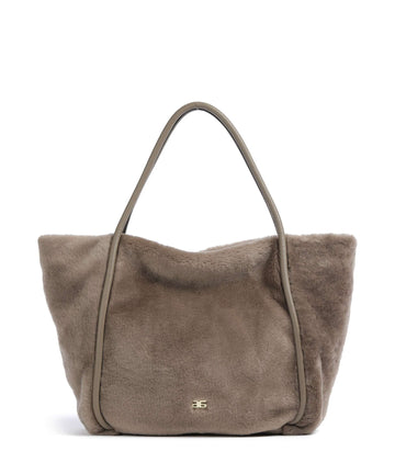 Abro Shearling Willow Cabas tope