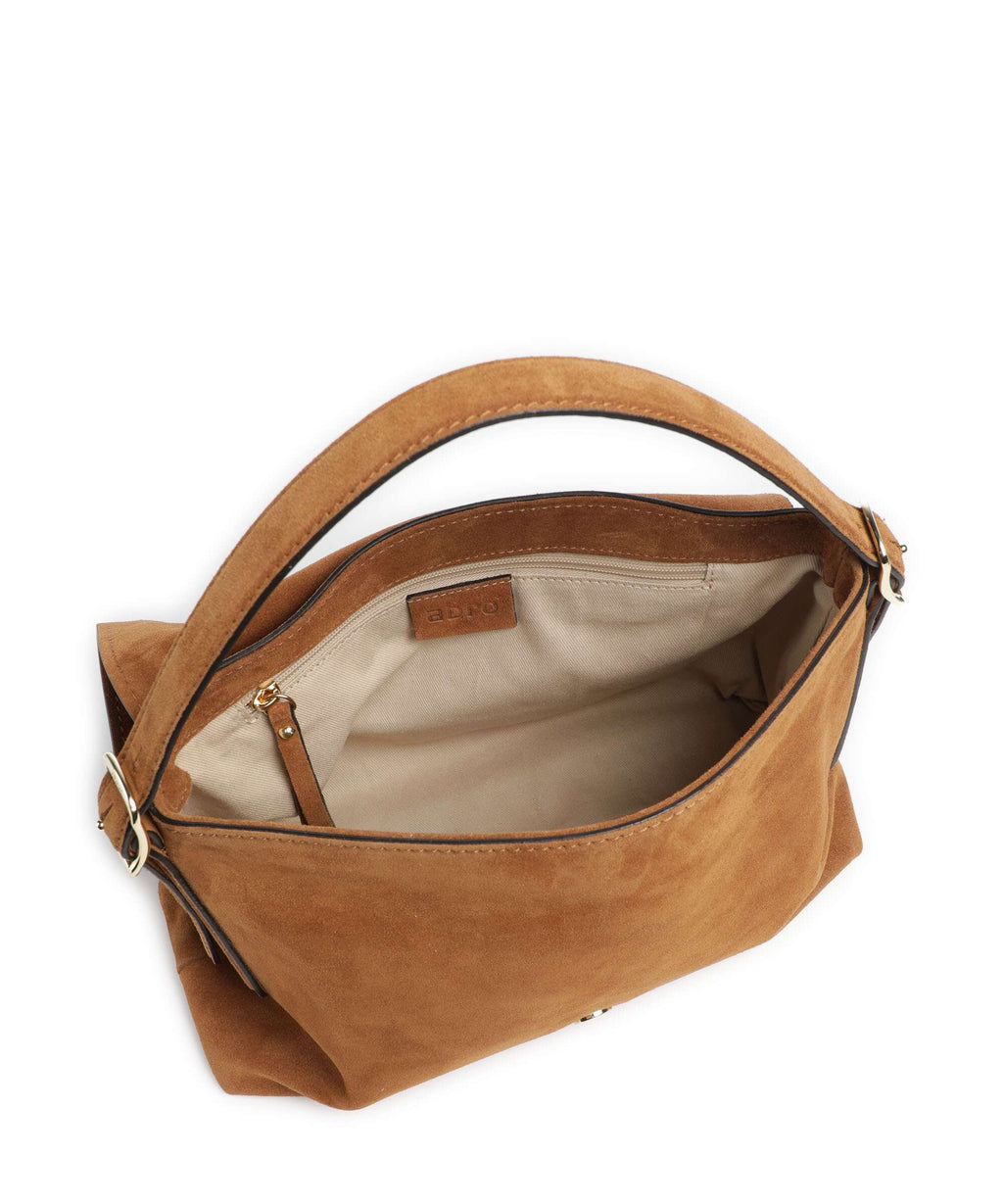 Abro Suede Carina Shoulder bag cuoio