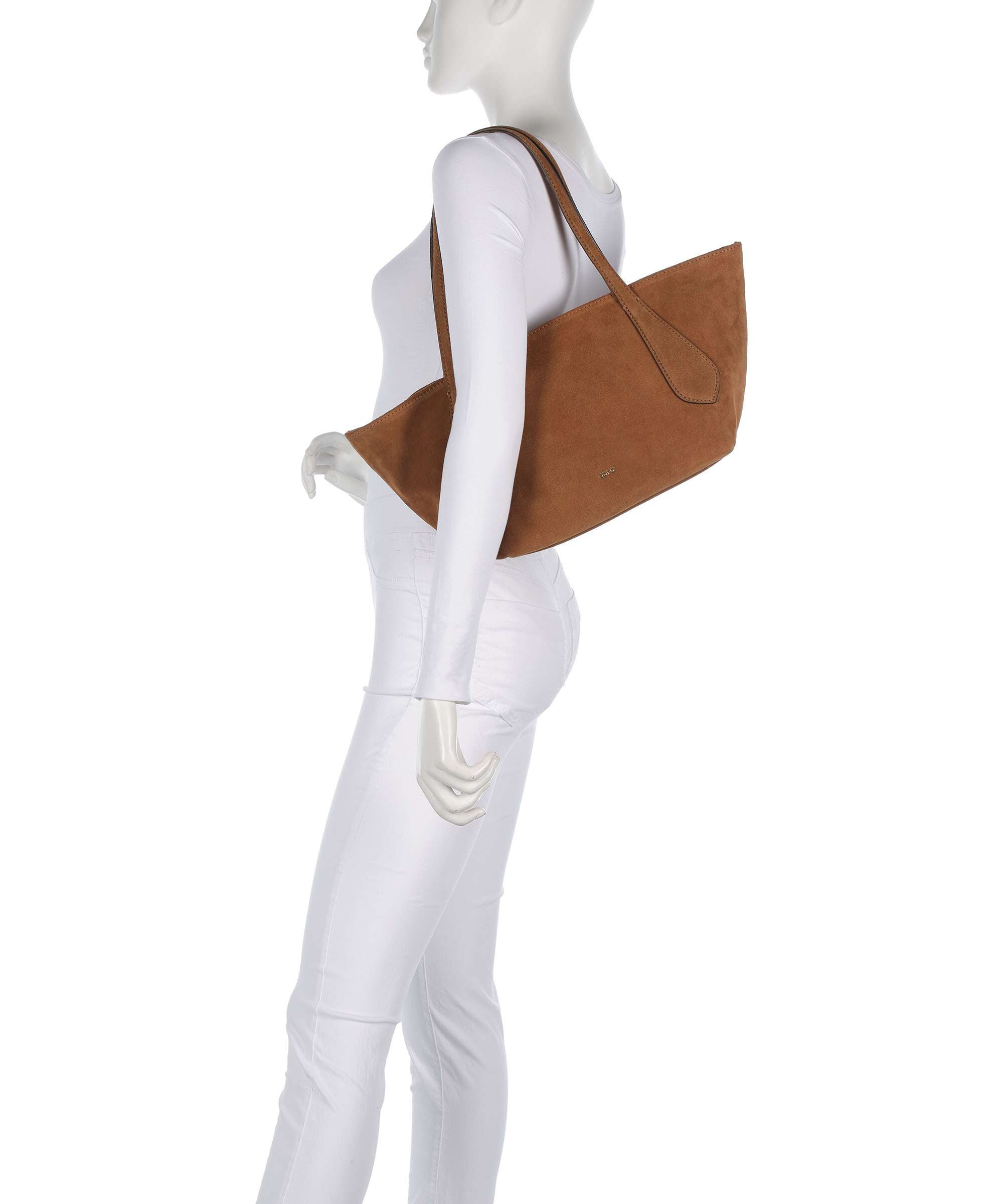 Abro Suede Carina Tote bag cuoio