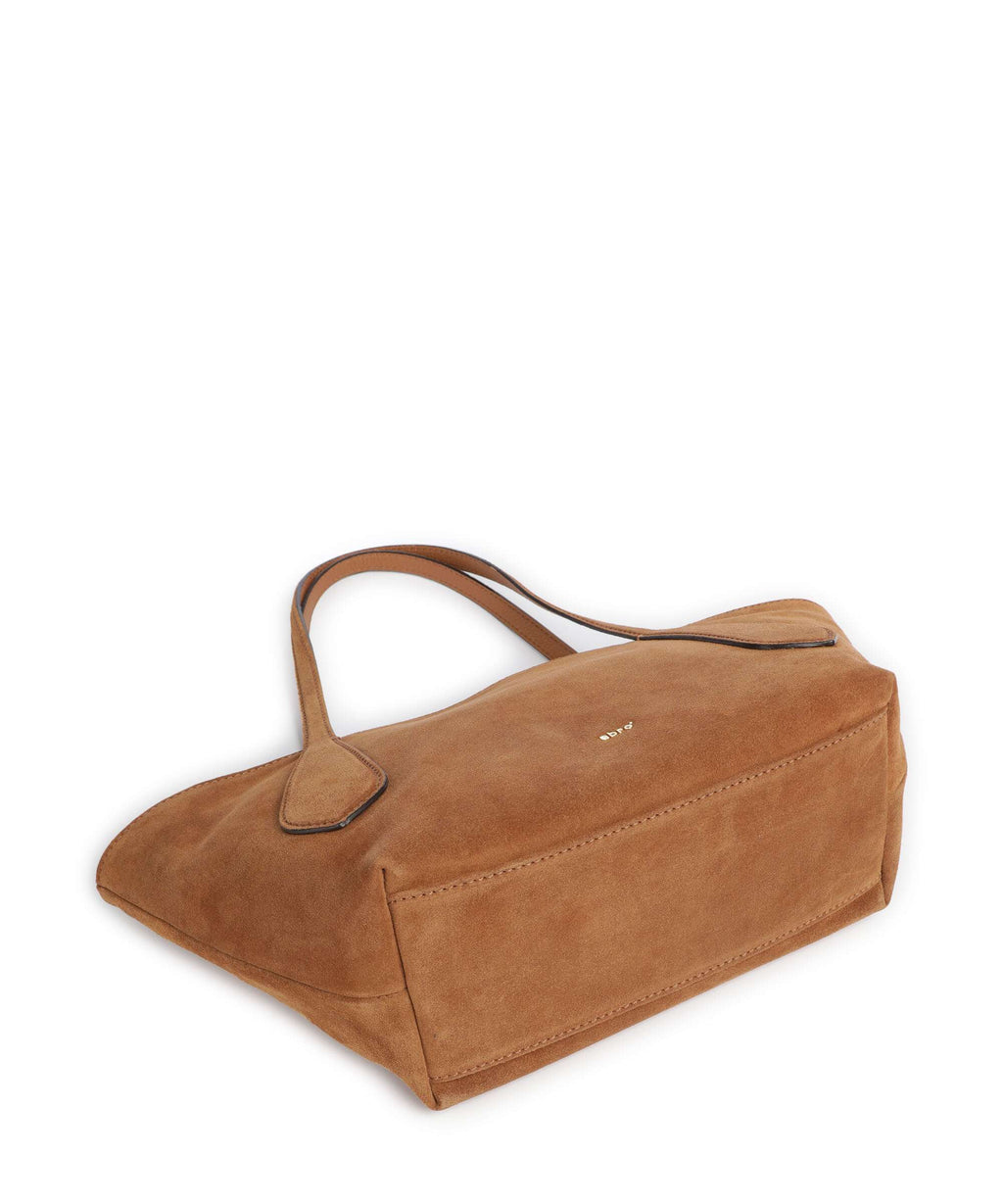 Abro Suede Carina Tote bag cuoio