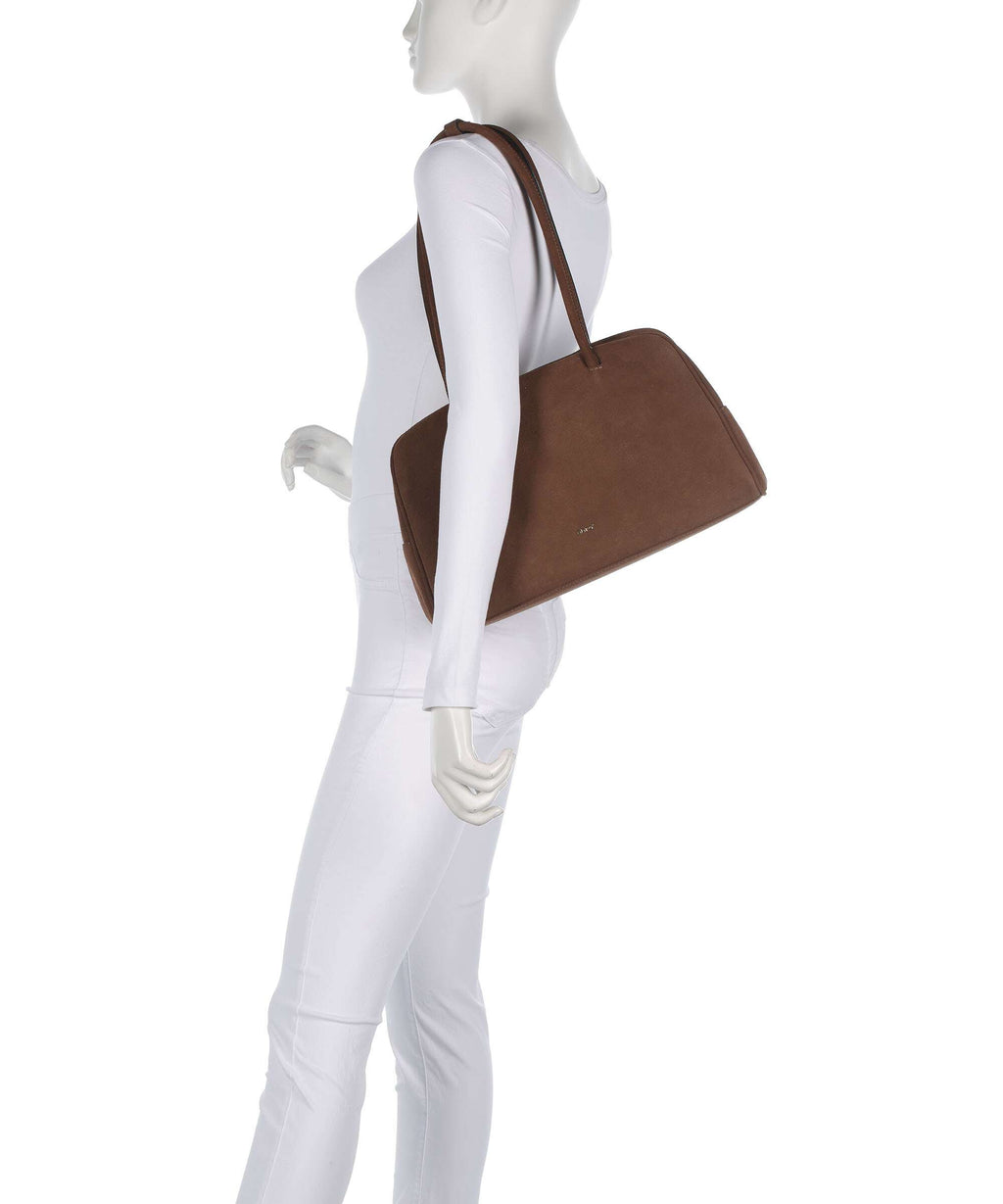 Abro Suede Amara Shoulder bag wood