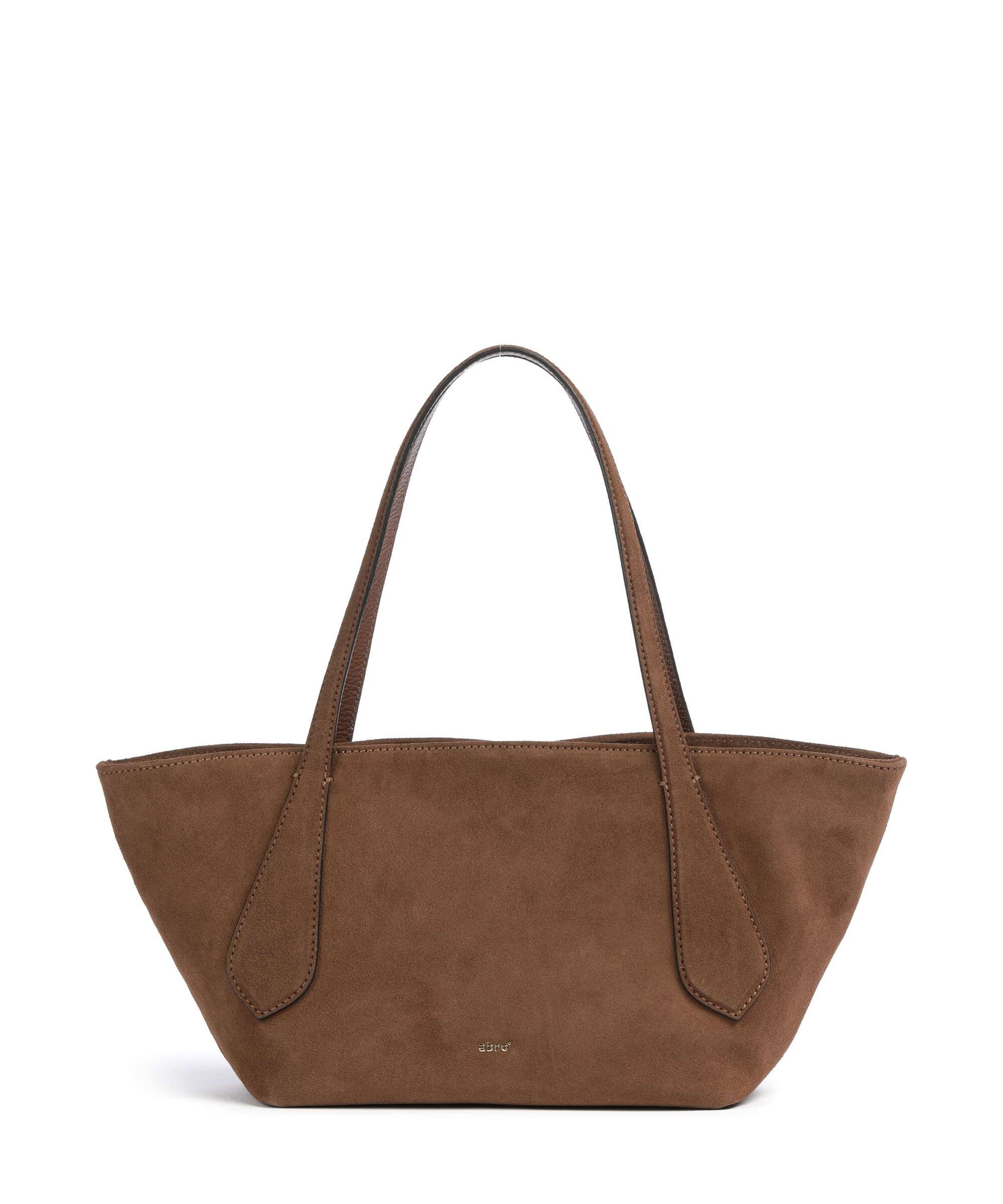 Abro Suede Carina Tote bag wood