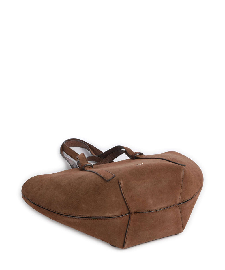 Abro Suede Cosmo Medium Tote bag wood
