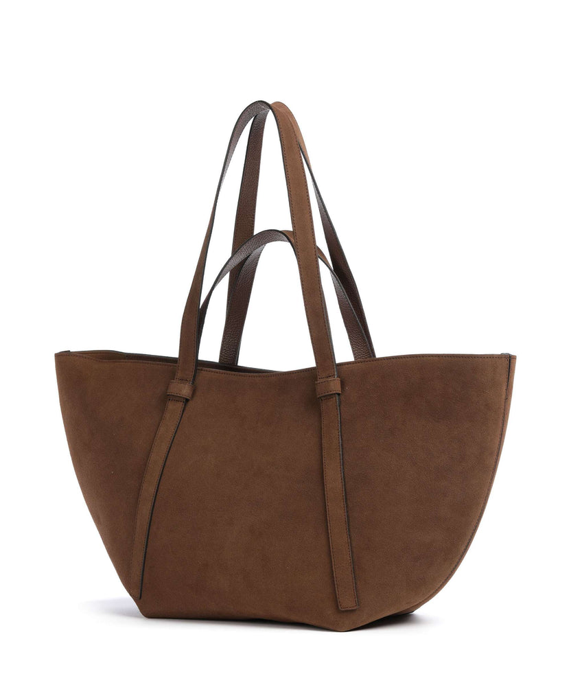 Abro Suede Cosmo Large Tote bag wood