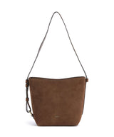 Abro Suede Cosmo Schultertasche wood