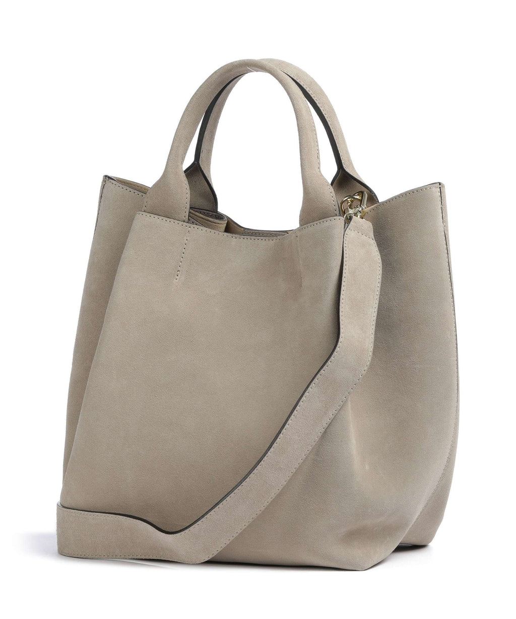 Abro Suede Essential Medium Handbag siena