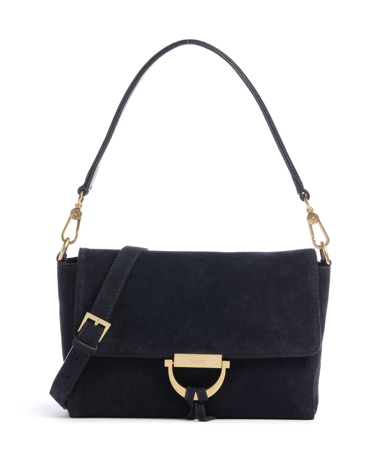 Abro Suede Temi Shoulder bag navy