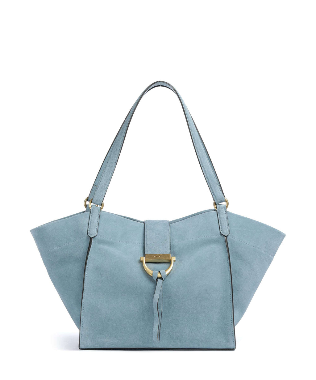 Abro Suede Temi Tote bag sapphire