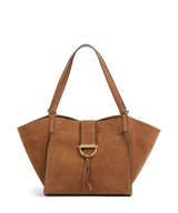 Abro Suede Temi Shopper cuoio