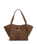 Abro Suede Temi Tote bag wood