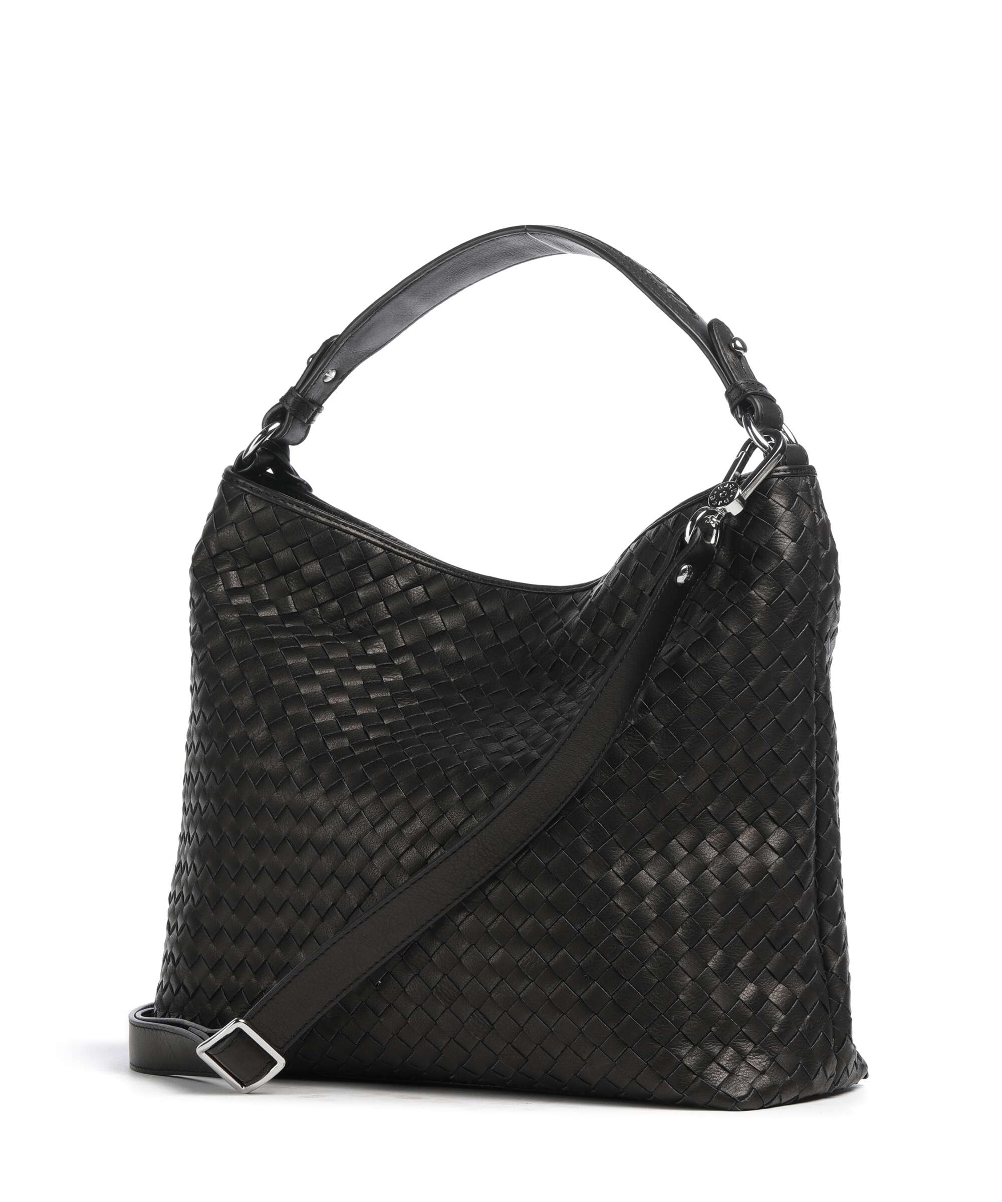 Abro Savage Elvi Small Hobo bag black/nickel