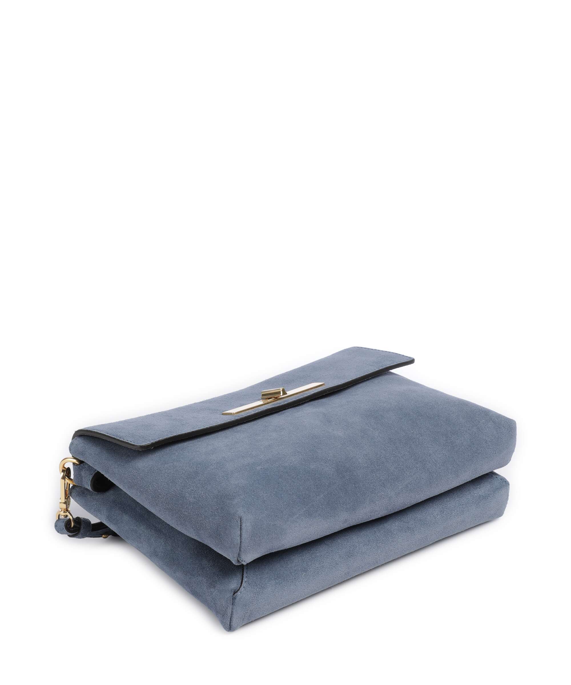 Abro Suede Twist Shoulder bag jeans