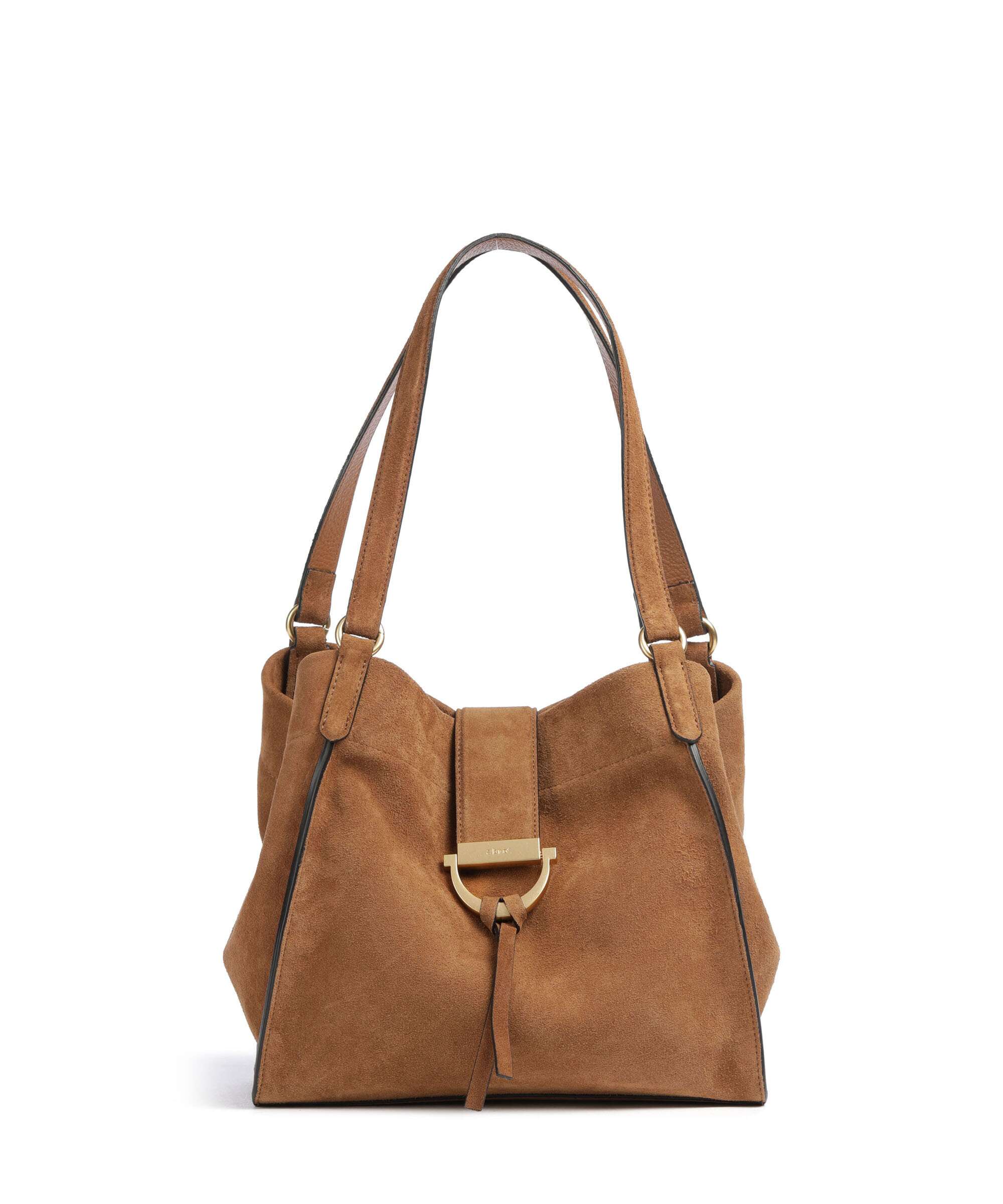 Abro Suede Temi Tote bag cuoio