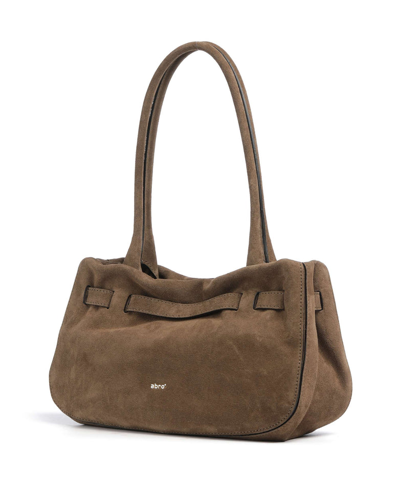 Abro Suede Jill Shoulder bag khaki