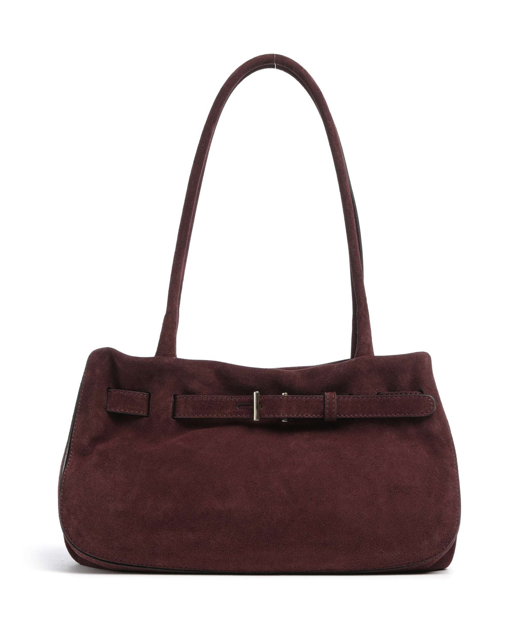 Abro Suede Jill Shoulder bag burgundy