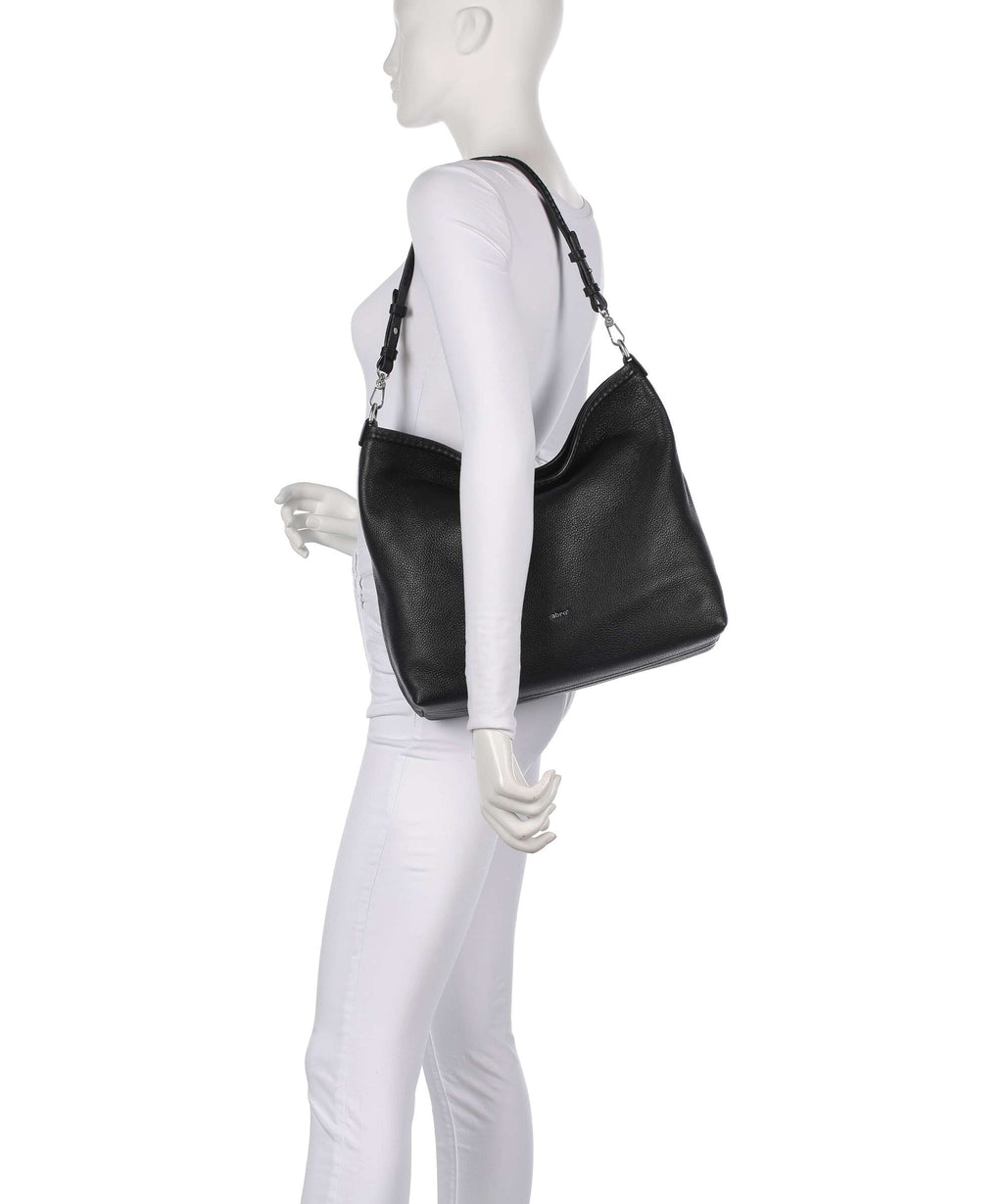 Abro Agave Signature Hobo bag black/nickel