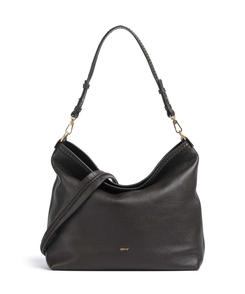 Abro Agave Signature Hobo bag dark brown