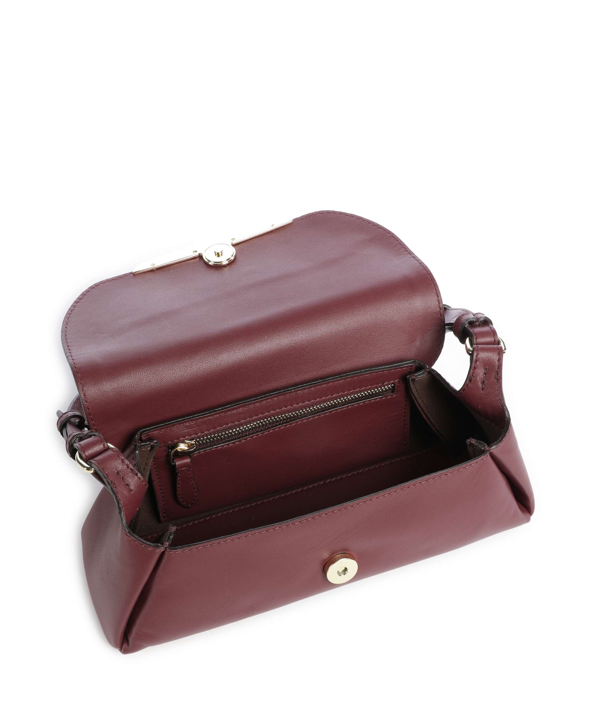 Abro Piuma Pisa Park Shoulder bag burgundy