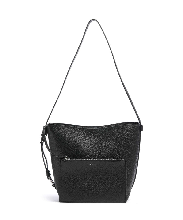 Abro Tekla Cosmo Hobo bag black/nickel