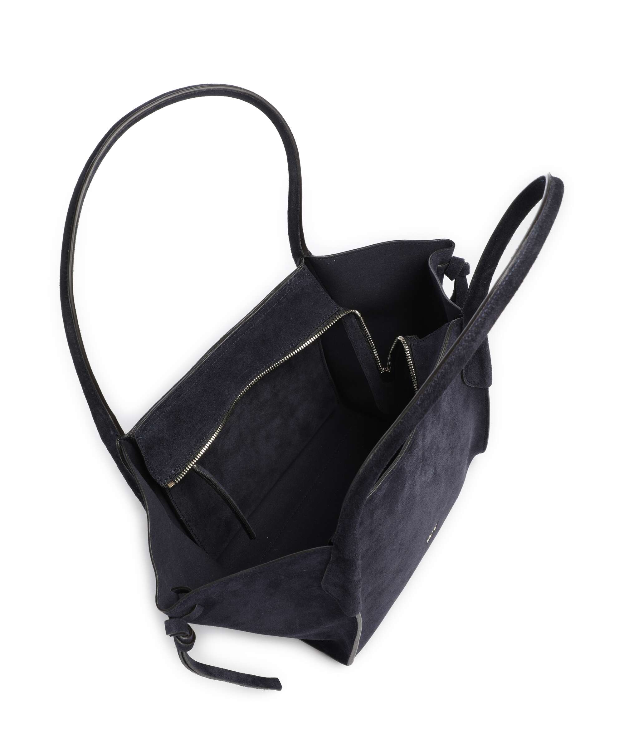 Abro Suede Vibe Small Shoulder bag navy