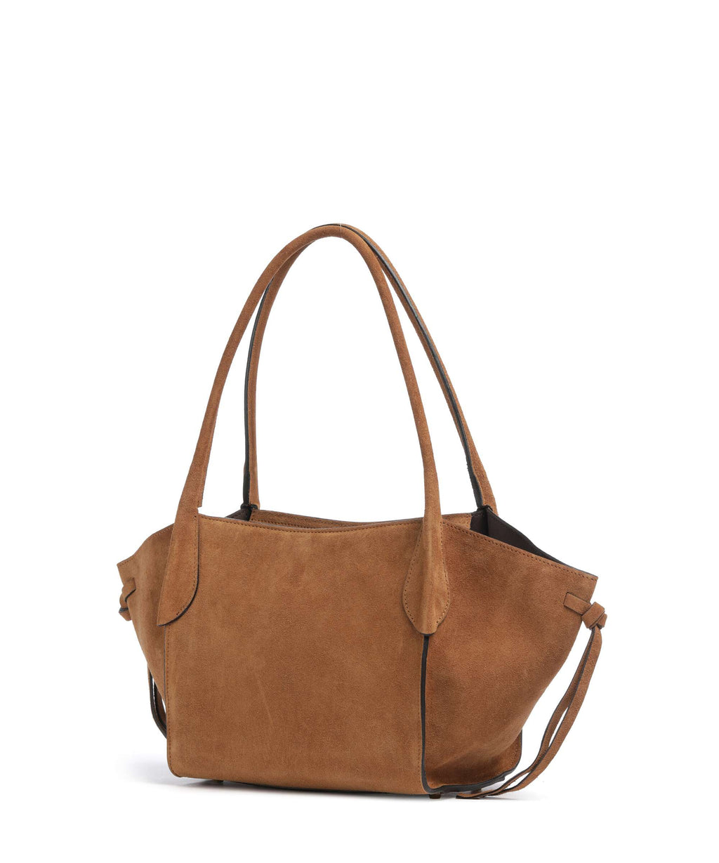 Abro Suede Vibe Small Shoulder bag cuoio
