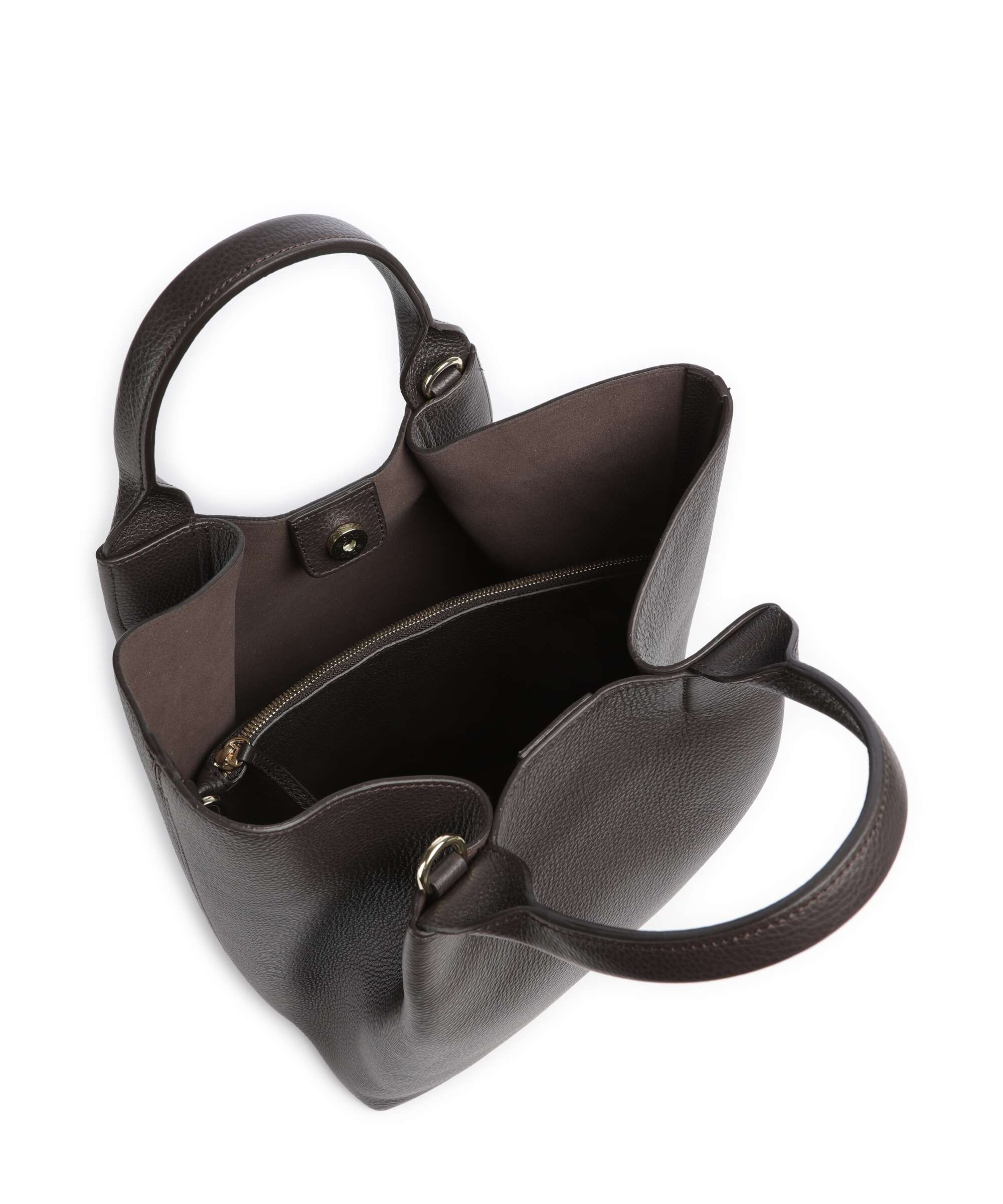 Abro Agave Essential Medium Handbag dark brown
