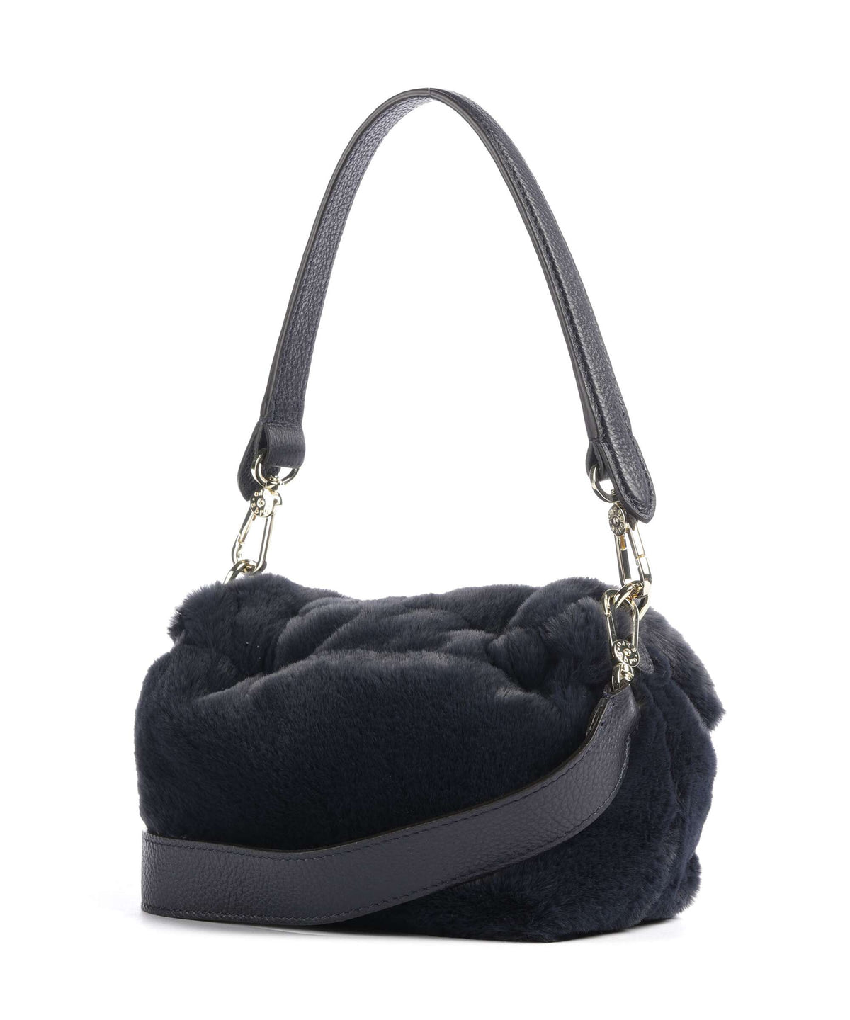 Abro Eco Fur Temi Small Shoulder bag navy