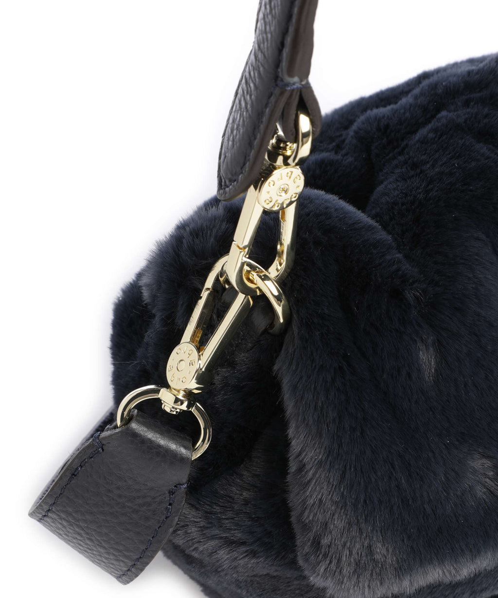 Abro Eco Fur Temi Small Shoulder bag navy