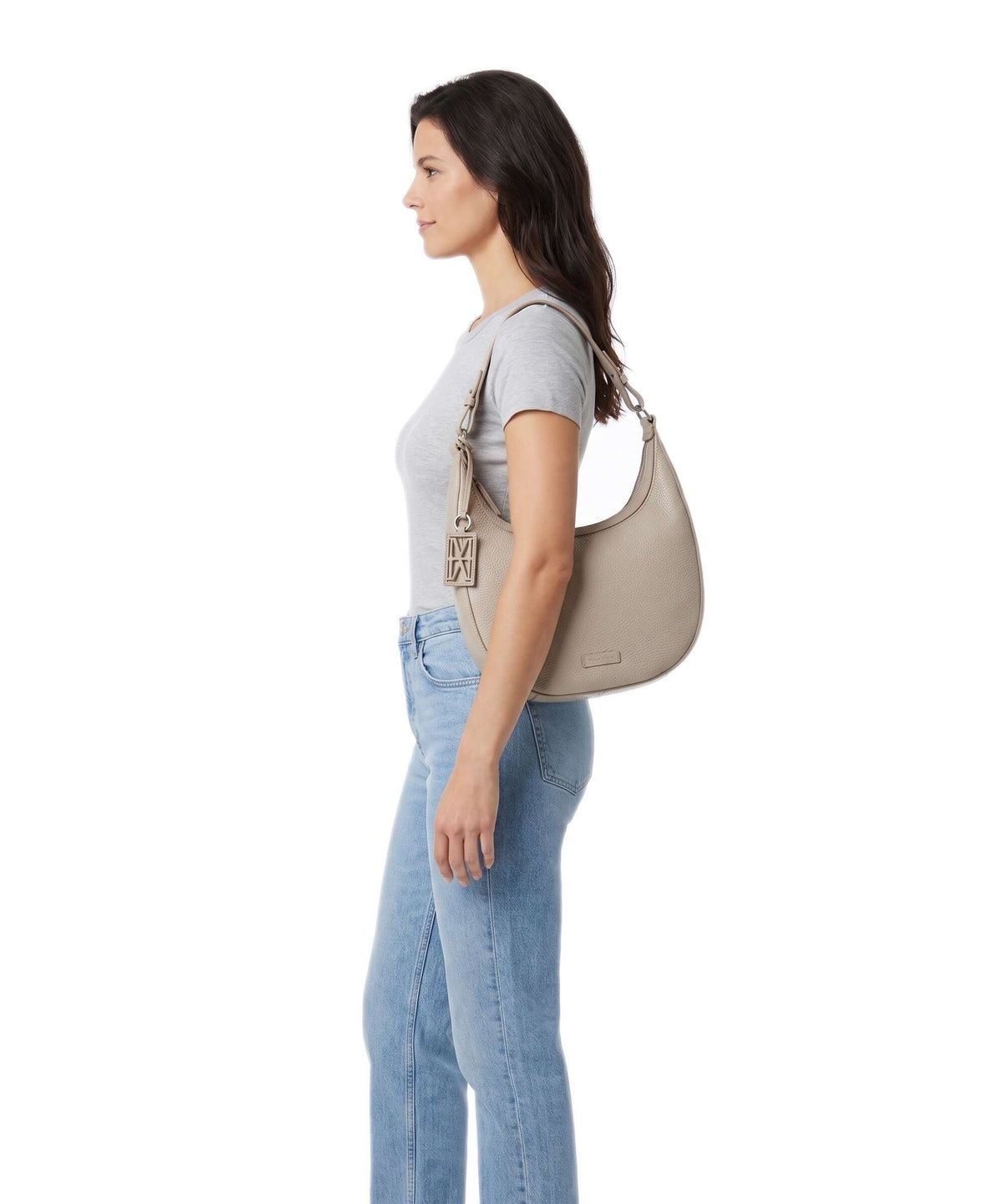 Marc O'Polo Bellilo M Hobo bag chalky mauve