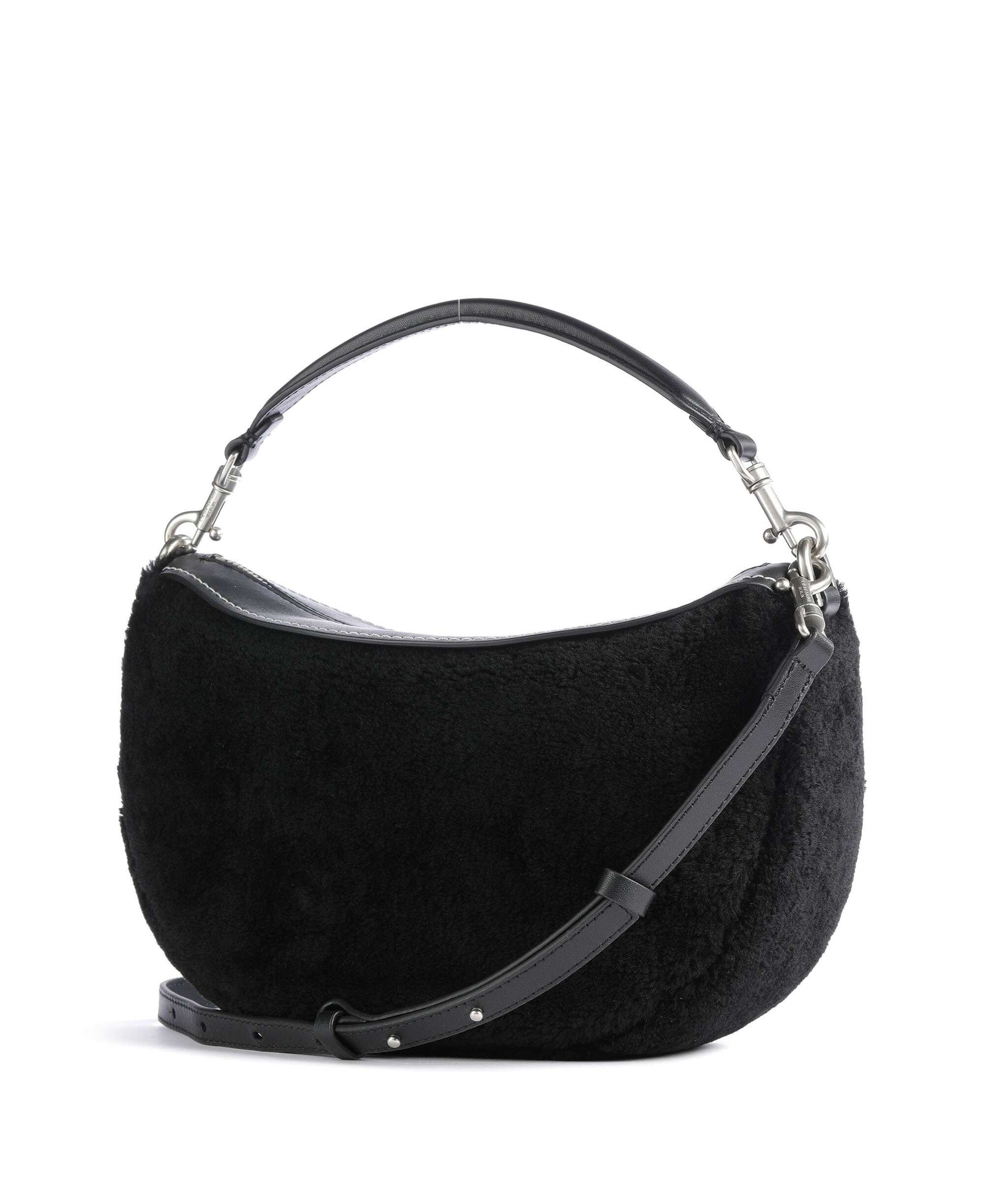 Liebeskind Melli Shearling S Hobo bag black