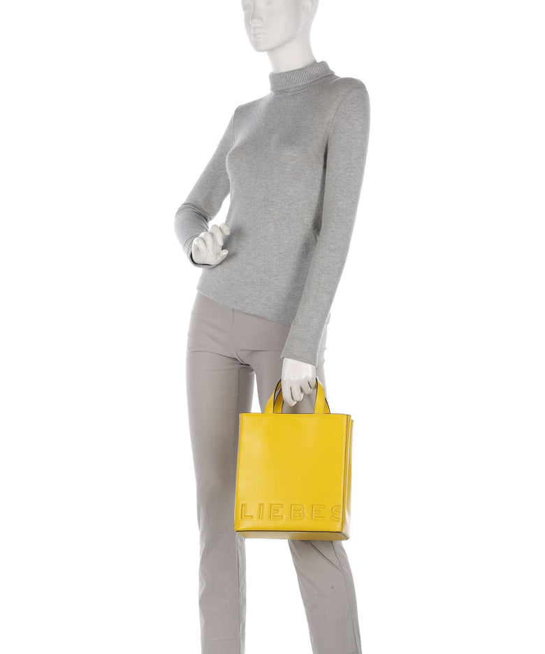 Liebeskind Paper Bag Logo Carter S Handbag lemon