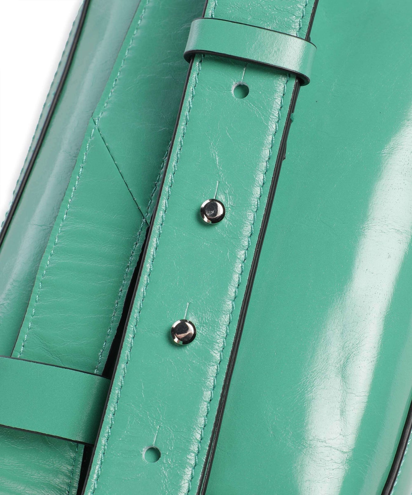 Liebeskind Elvira Paper Touch Crinkle Fanny pack jade