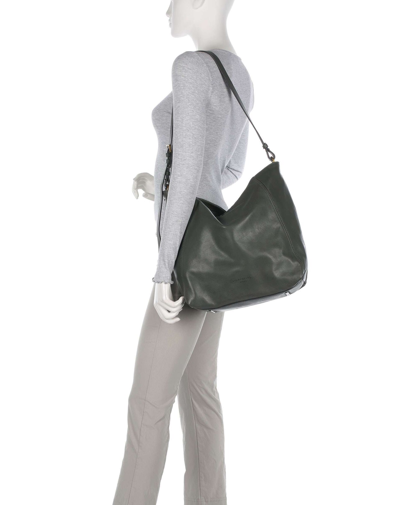 Liebeskind Chudy Sheep Natural L Hobo bag cypress green