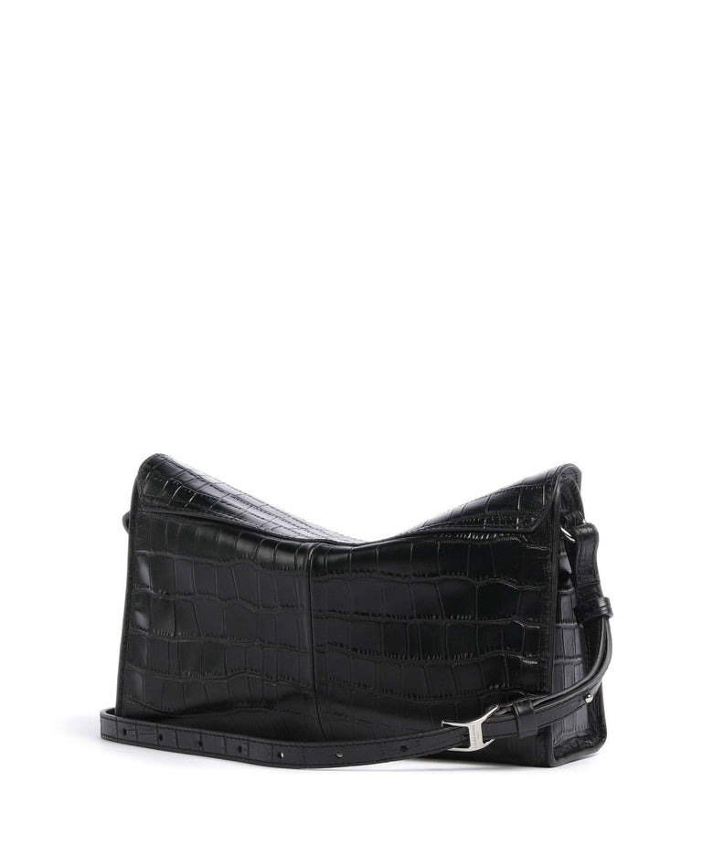 Liebeskind Lora Croco S Crossbody bag black