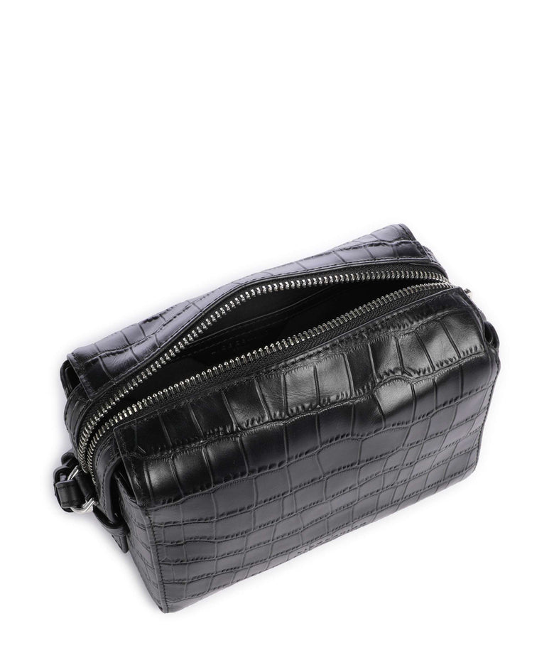 Liebeskind Lou 2 New Croco S Crossbody bag black