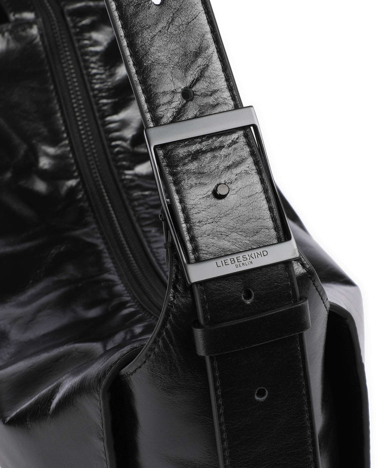 Liebeskind Lou 2 Paper Touch M Hobo bag black